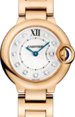 Cartier Часы Cartier Ballon Bleu de Cartier WJBB0016 Quartz Pink Gold Diamonds