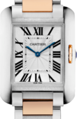 Cartier Tank W5310043 Anglaise Medium Model Pink Gold Steel