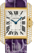 Cartier Tank WT100014 Anglaise Yellow Gold Diamonds