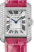 Cartier Tank WT100015 Anglaise Small White Gold Diamonds