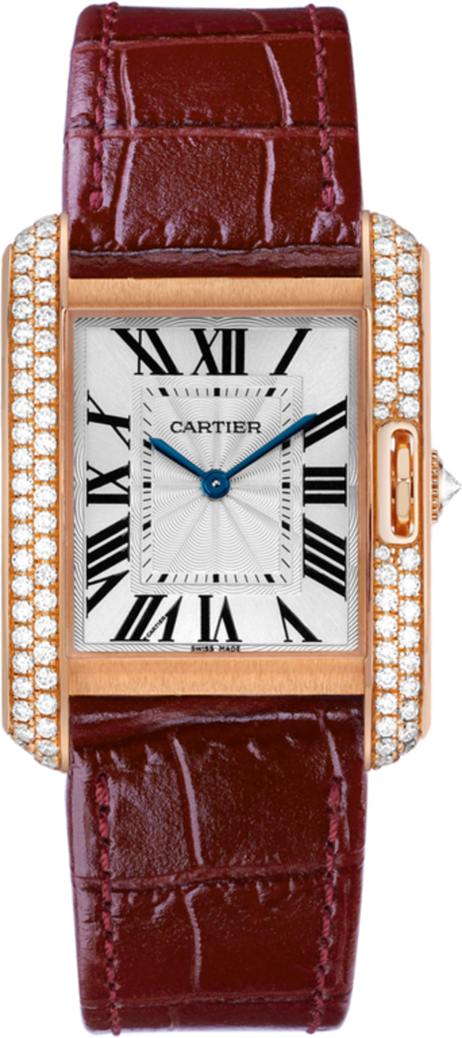 Cartier WT100029 Tank Anglaise Medium Pink Gold Diamonds