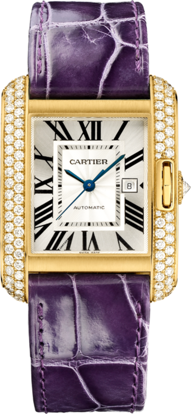 Cartier WT100017 Tank Anglaise Large Yellow Gold Diamonds