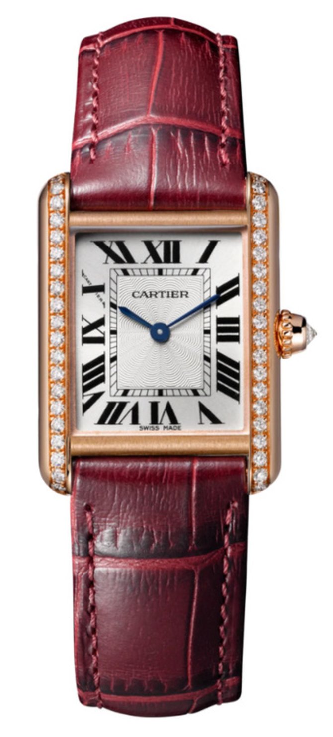 Cartier WJTA0010 Tank Louis Small Pink Gold Diamonds