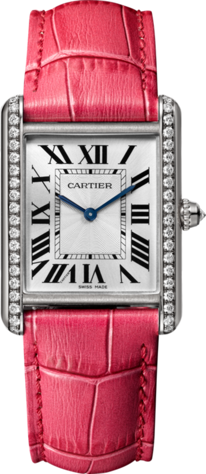 Cartier WJTA0015 Tank Louis Large White Gold Diamonds