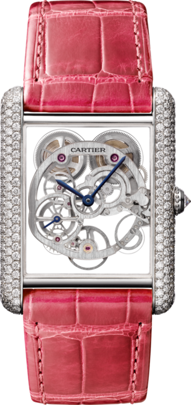 Cartier HPI00705 Tank Louis XL Model White Gold Diamonds