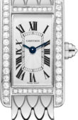 Cartier Tank WB710013 Americaine Mini White Gold Diamonds