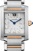 Cartier Tank WE110004 Francaise Small Pink Gold Steel