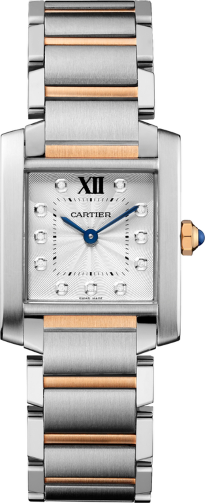 Cartier WE110005 Tank Francaise Medium Pink Gold Steel