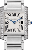 Cartier Tank W4TA0009 Francaise Medium Steel Diamonds