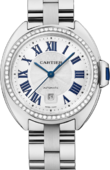 Cartier Часы Cartier Tortue WJCL0002 Clé de Cartier White Gold Diamonds