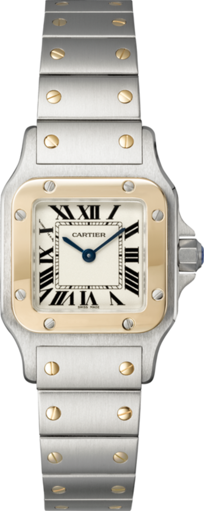 Cartier W20012C4 Tank Santos de Cartier Galbée