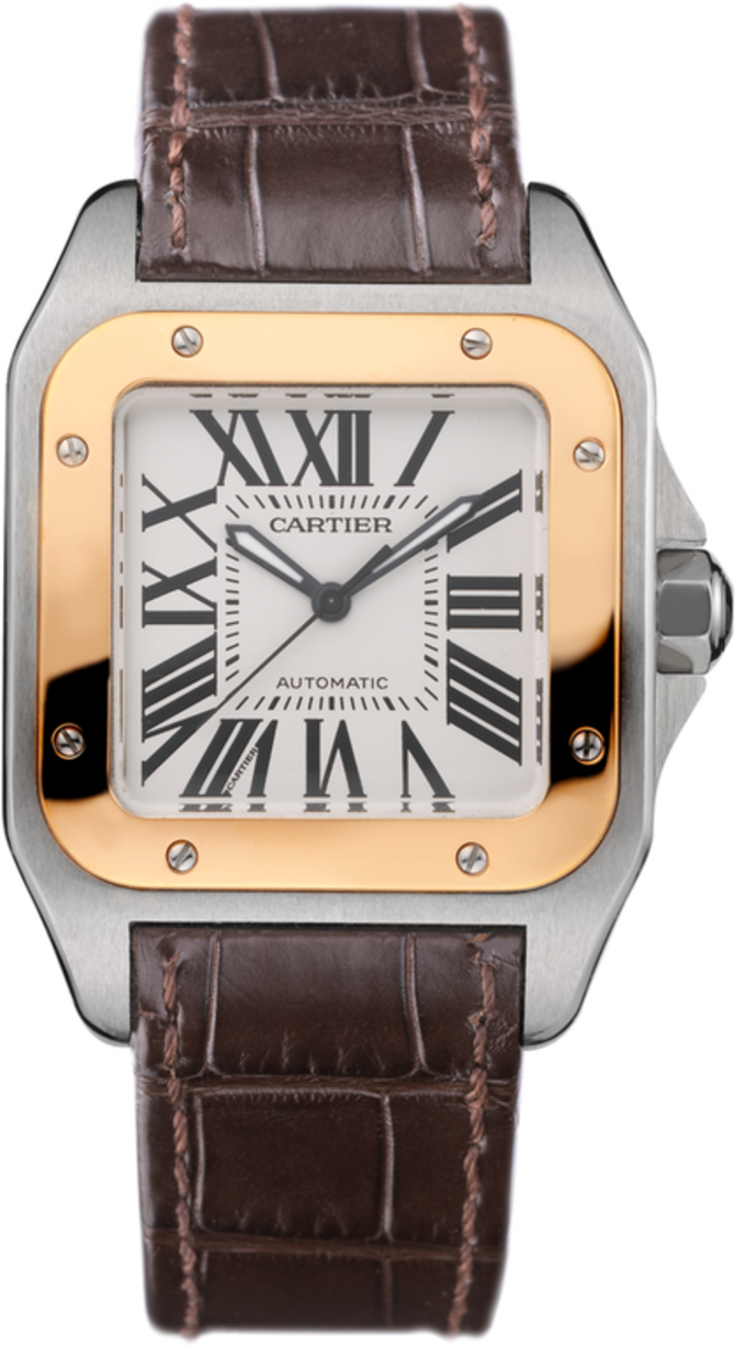 Cartier W20107X7 Santos De Cartier 100 Medium