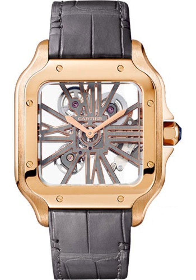 Cartier WHSA0010 Santos De Cartier Pink Gold