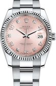 Rolex Datejust 115234-0009 34 mm Steel and White Gold