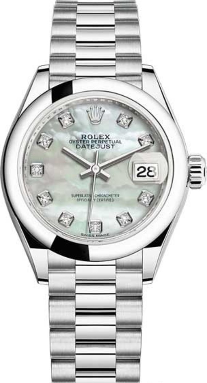 Rolex 279166-0008 Datejust 28 mm Platinum