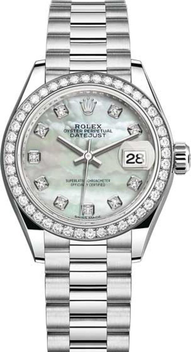 Rolex 279136rbr-0008 Datejust 28 mm Platinum