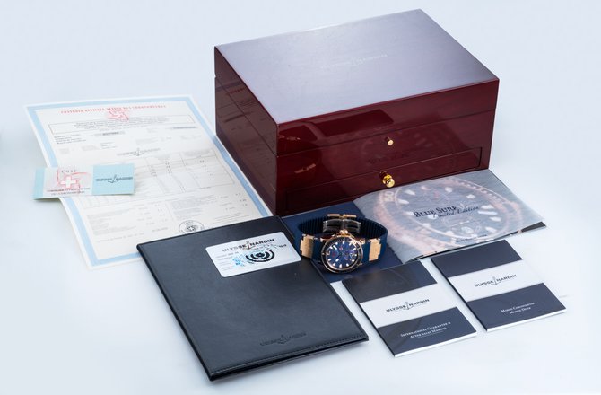 Ulysse Nardin 266-36LE-3A Maxi Marine Diver Blue Surf - фото 2