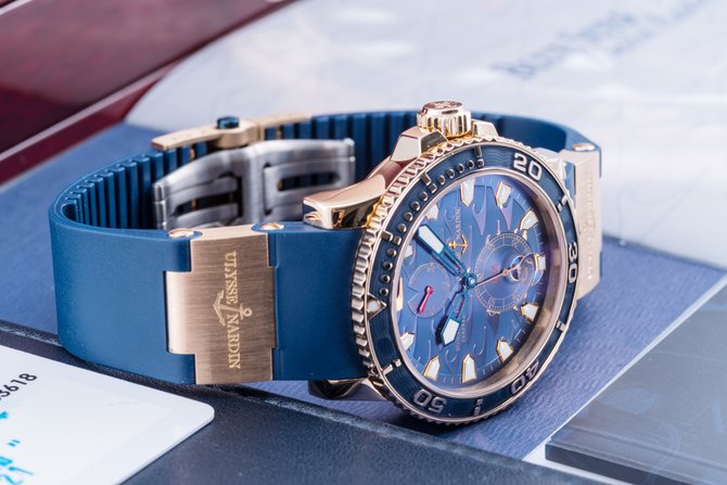 Ulysse Nardin 266-36LE-3A Maxi Marine Diver Blue Surf - фото 8