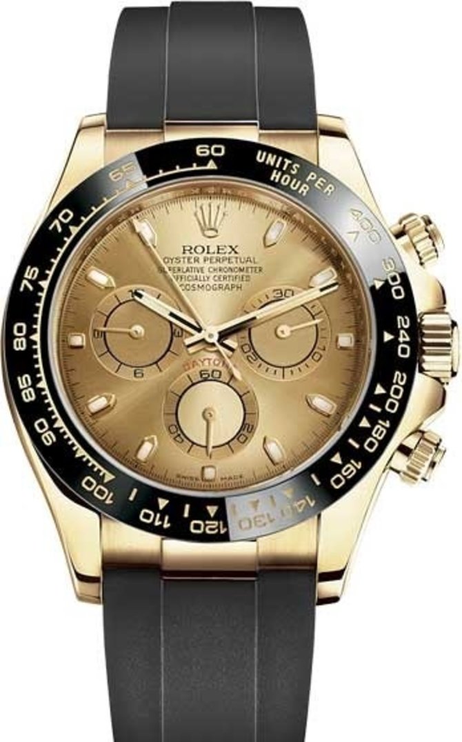 Rolex 116518ln-0034 Daytona Cosmograph Daytona 40mm Yellow Gold 
