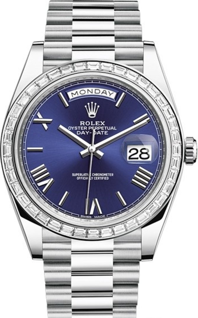Rolex 228396tbr-0026 Day-Date 40 mm Platinum