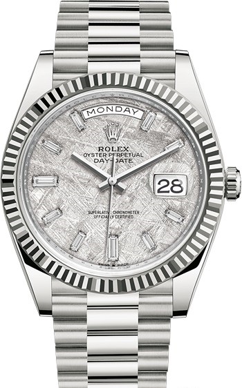 228239-0055 Rolex 40 mm White Gold Day-Date