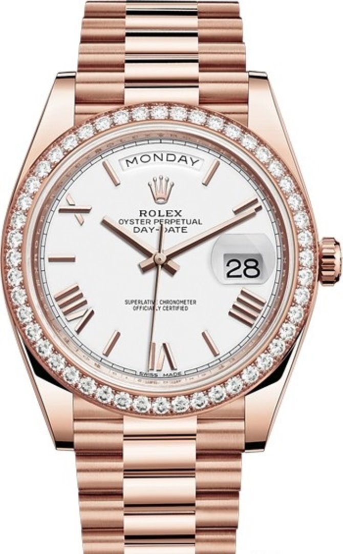 Rolex 228345rbr-0012 Day-Date 40 mm Everose Gold 
