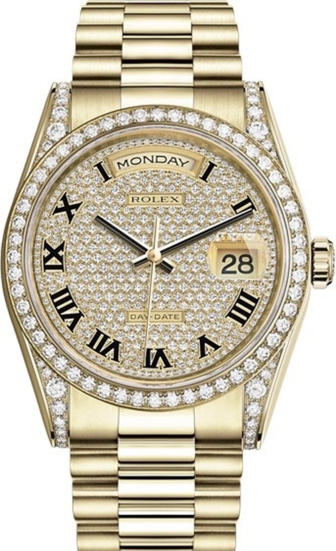 Rolex 118388-0043 Day-Date 36mm Yellow Gold 