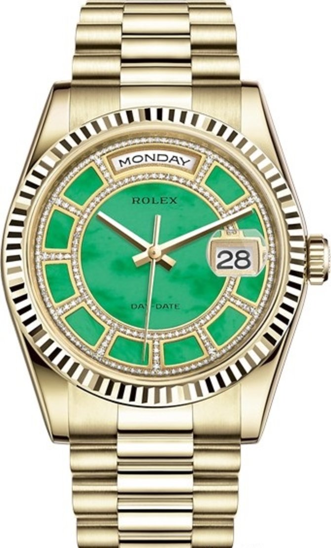 Rolex 118238-0437 Day-Date 36mm Yellow Gold 