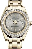 Rolex Часы Rolex Datejust Ladies 81298-0054 Pearlmaster Yellow Gold 34 mm 