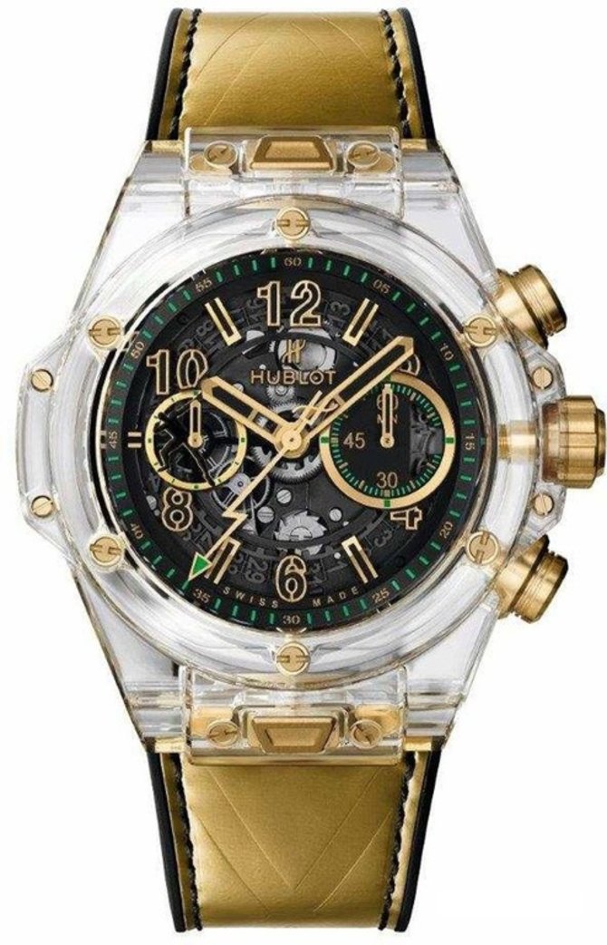 Hublot 411.JX.1183.VR.USB17 Big Bang Unico Sapphire Usain Bolt Victory Set 