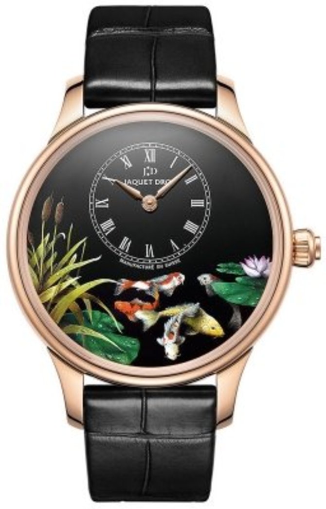 Jaquet Droz j005013218 CARPS Legend Geneva Les Ateliers d'Art Petite Heure Minute Enamel Painting 39 mm