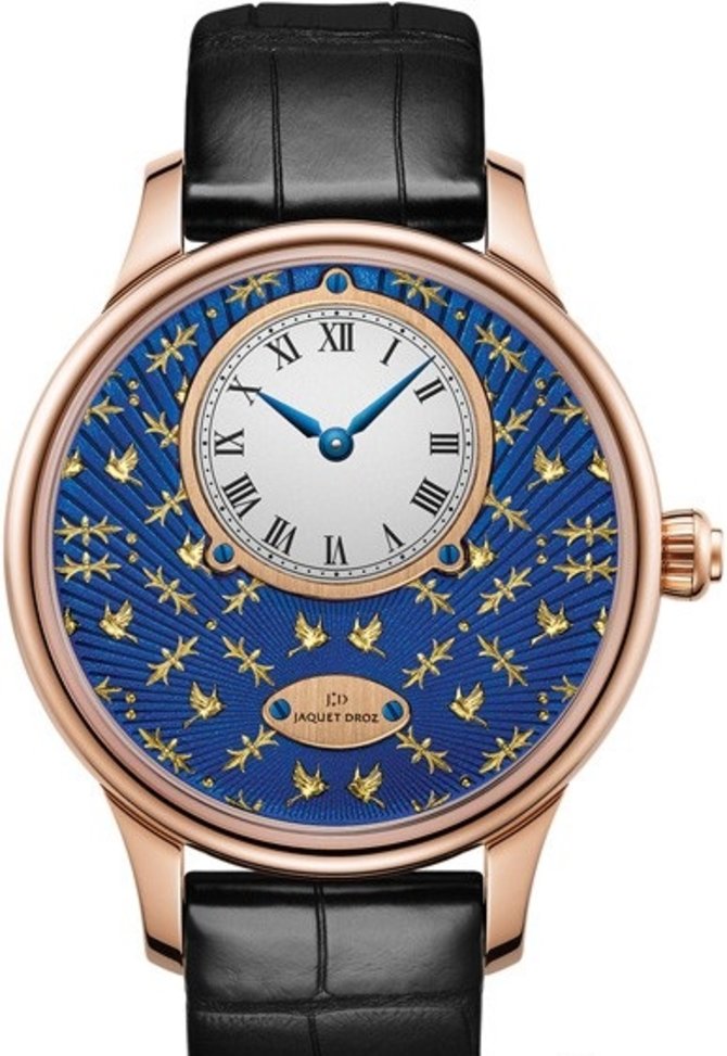 Jaquet Droz J005013247 Legend Geneva Petite Heure Minute Paillonnee Enamel
