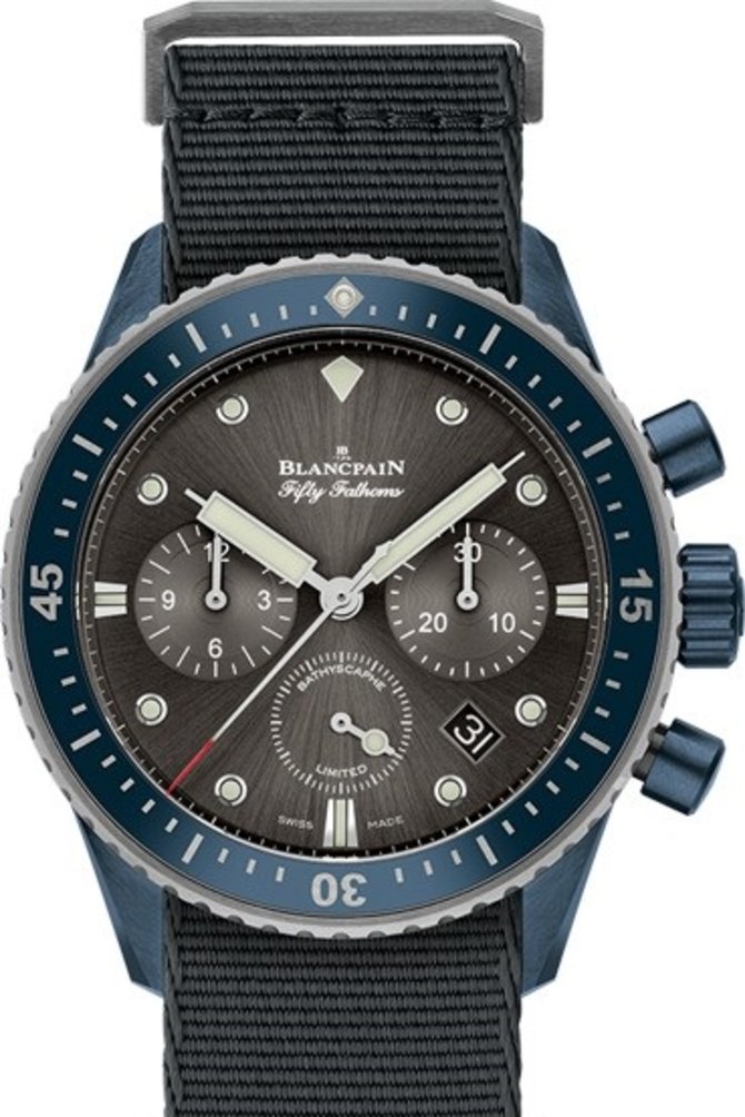Blancpain 5200-0310-NAG A Fifty Fathoms Bathyscaphe Flyback Chronograph 