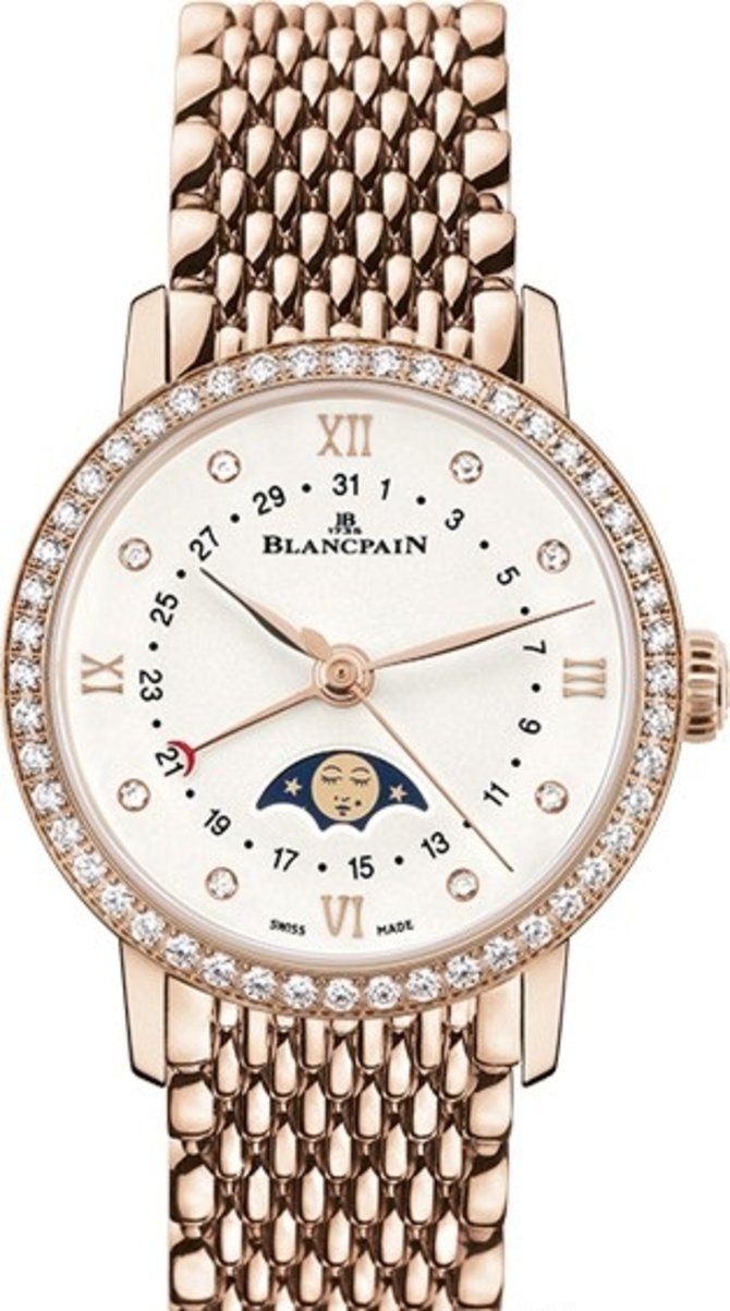 Blancpain 6106-2987-MMB Villeret Quantieme Phases de Lune