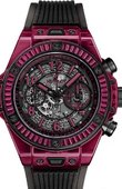 Hublot Часы Hublot Big Bang Unico 411.JR.4901.RT.1902 Red Sapphire Baguettes