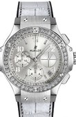 Hublot Часы Hublot Big Bang 41mm Ladies 341.SX.4130.LR.1204 Steel White Diamonds