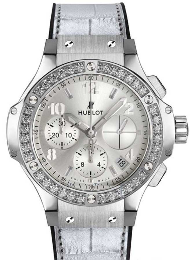Hublot 341.SX.4130.LR.1204 Big Bang 41mm Ladies Steel White Diamonds