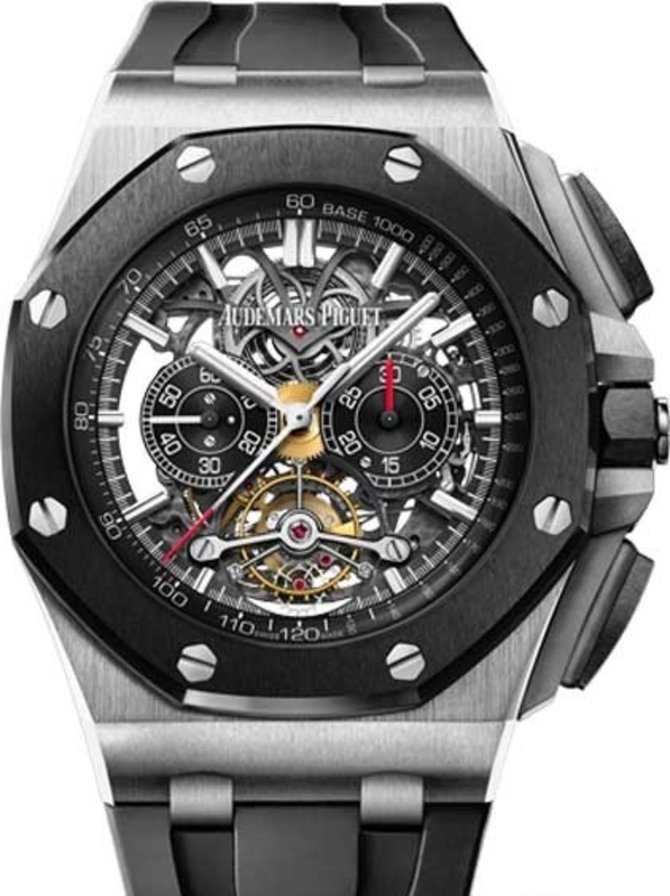 Audemars Piguet 26348IO.OO.A002CA.01 Royal Oak Offshore Tourbillon Chronograph Openworked 
