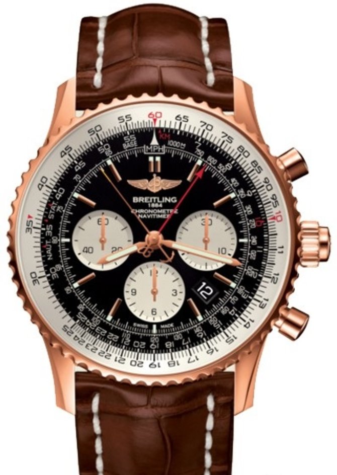 Breitling RB031121/BG11/754P/R20BA.1 Navitimer 1 B03 Chronograph Rattrapante 45 
