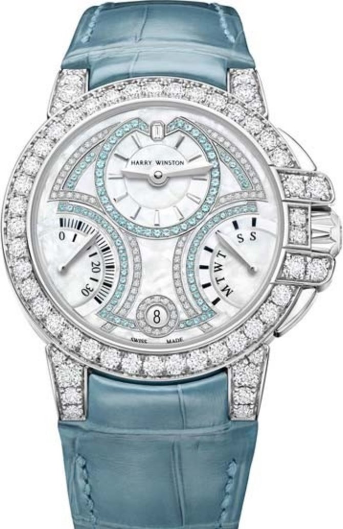 Harry Winston OCEABI36WW052 Ocean 20th Anniversary Biretrograde Automatic 36mm 