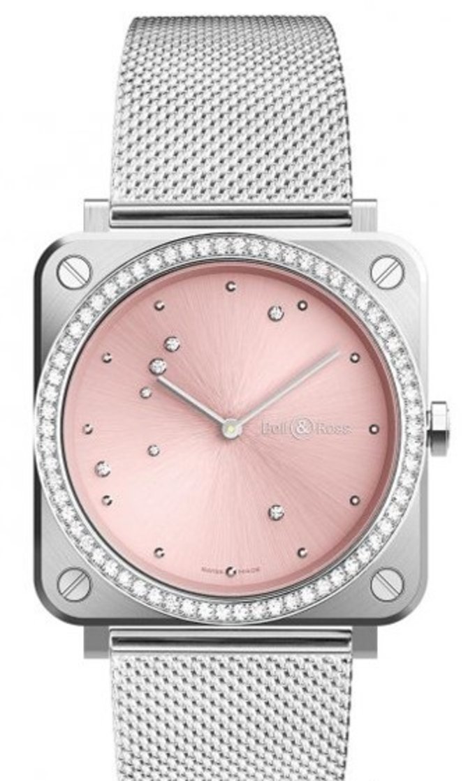 Bell & Ross BRS-EP-ST-LGD/SST Aviation BR S Diamond Eagle