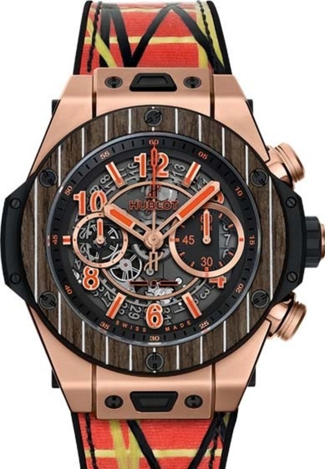 Hublot 411.OQ.1189.NR.ITI18 Big Bang Unico Teak Italia Independent