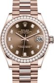 Rolex Datejust 278285rbr-0006 31mm Everose Gold 