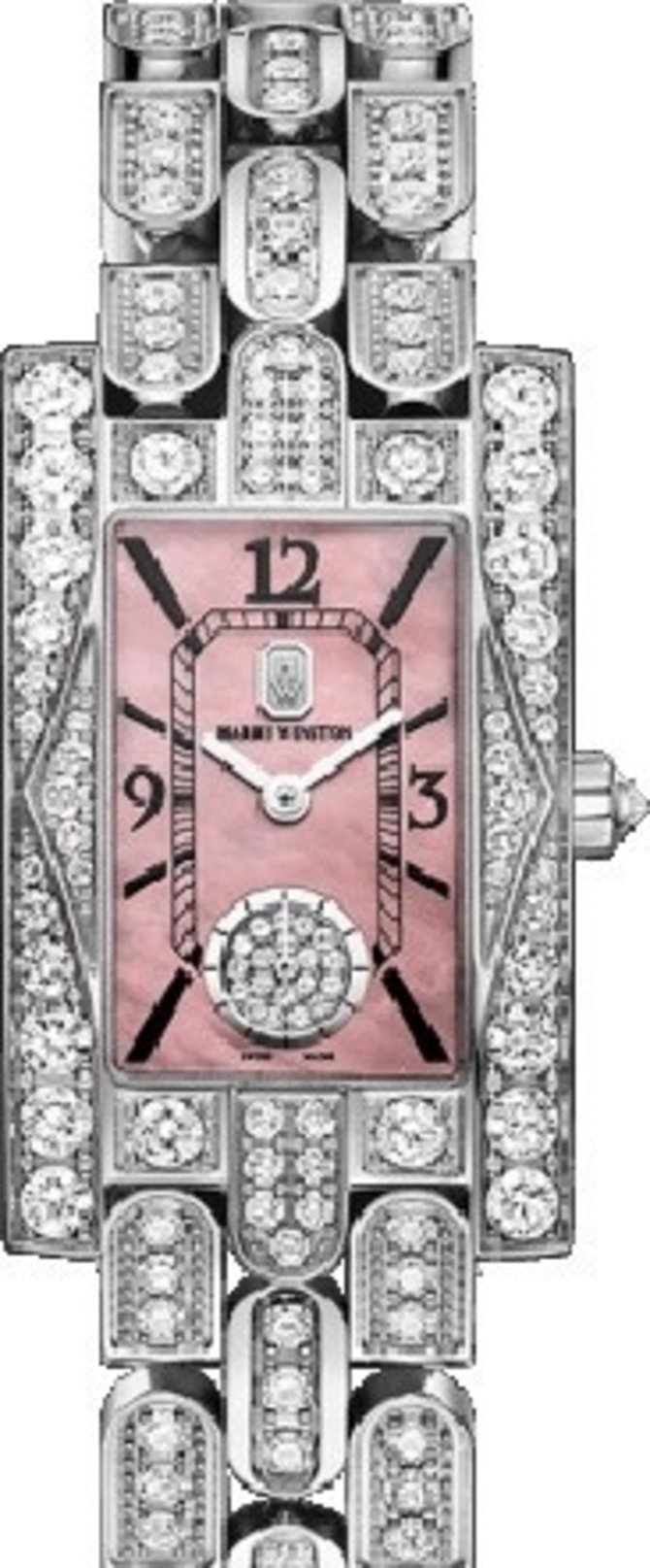 Harry Winston AVEQHM21WW291 Avenue Classic Pink 