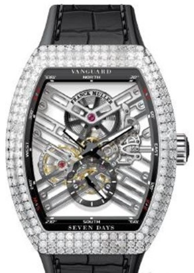 Franck Muller V 45 S6 SQT D AC.NR Vanguard Skeleton