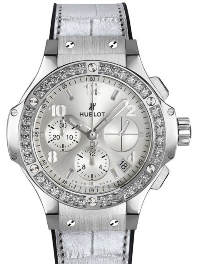 Hublot 341.SX.4310.LR.1204 Big Bang 41mm Ladies 41mm Steel Diamonds