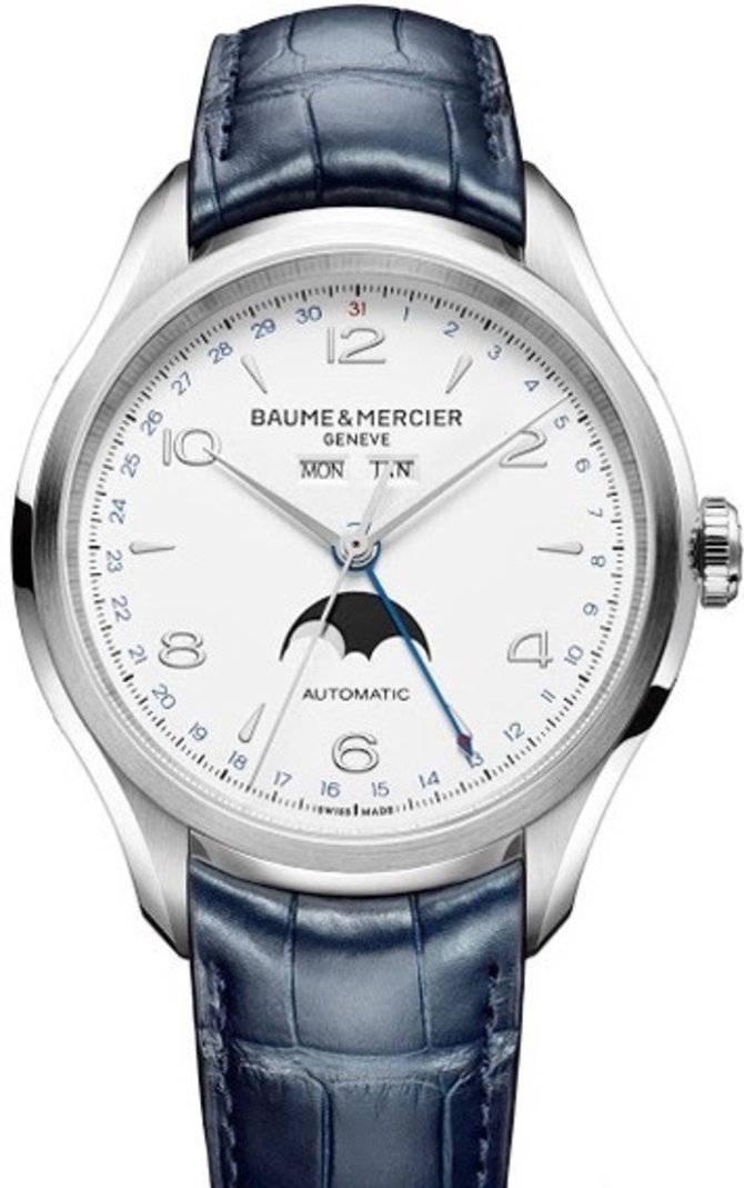 Baume & Mercier 10450 Clifton Complete Calendar Moon Phase