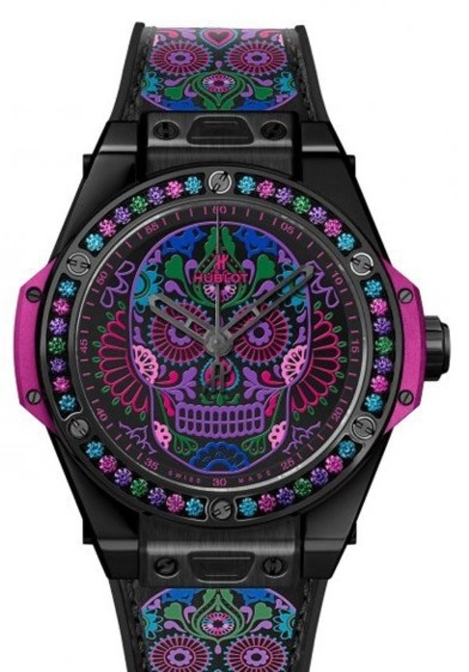 Hublot 465.CX.1190.VR.1299.MEX18 Big Bang One Click 39 mm Calavera Catrina 