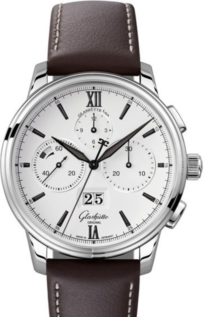 Glashutte Original 1-37-01-05-02-35 Senator Quintessentials Chronograph Panorama Date