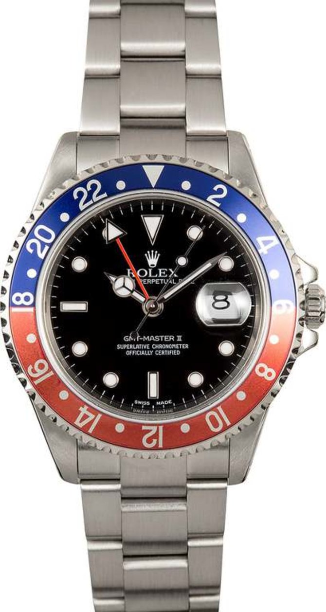 Rolex 16710 GMT-Master II Steel Pepsi - фото 1